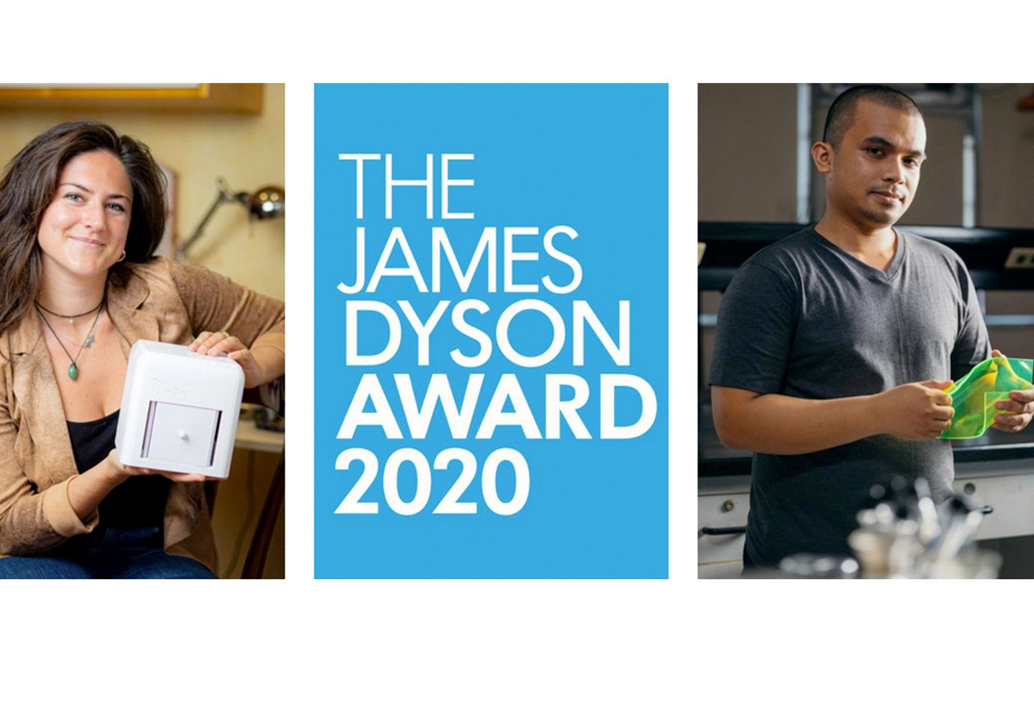 The 2020 James Dyson Award winners.